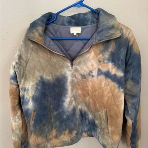 Tie-Dye Quilted Jacket
